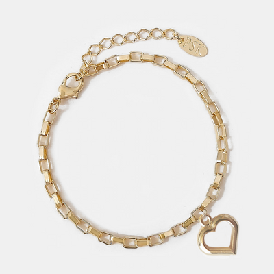 Pulsera Oro Trini Corazón