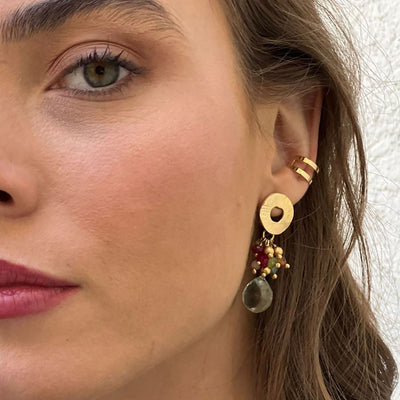 Aro Oro Ear Cuff Doble